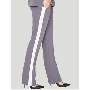 Amanda Uprichard Gray Kensington Tuxedo Pants Size Small